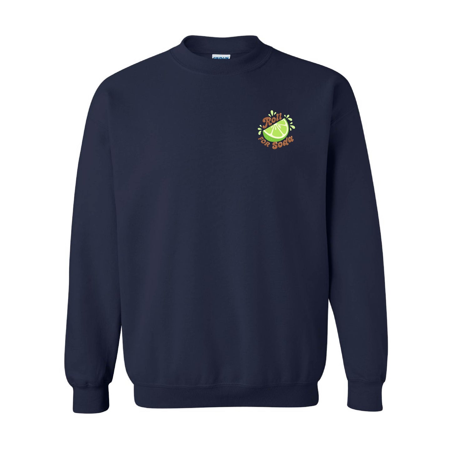 Roll For Soda - Lime - BASIC Fleece Crewneck