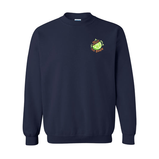 Roll For Soda - Lime - BASIC Fleece Crewneck