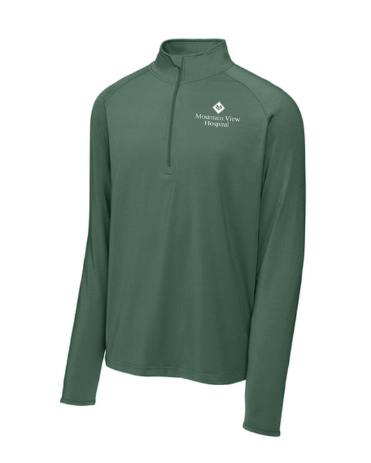 Mountain View Hospital - Sport-Tek® Sport-Wick® Stretch Quarter Zip Pullover