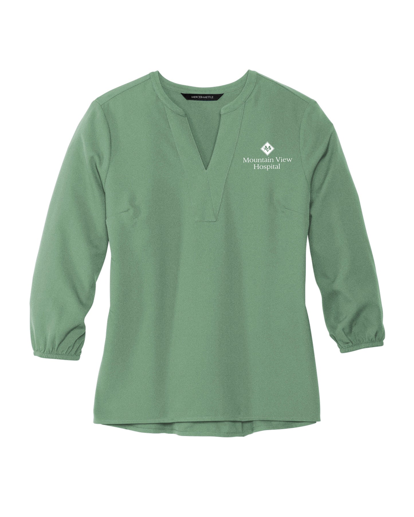 Mountain View Hospital - Mercer+Mettle® Women's Stretch Crepe 3/4-Sleeve Blouse