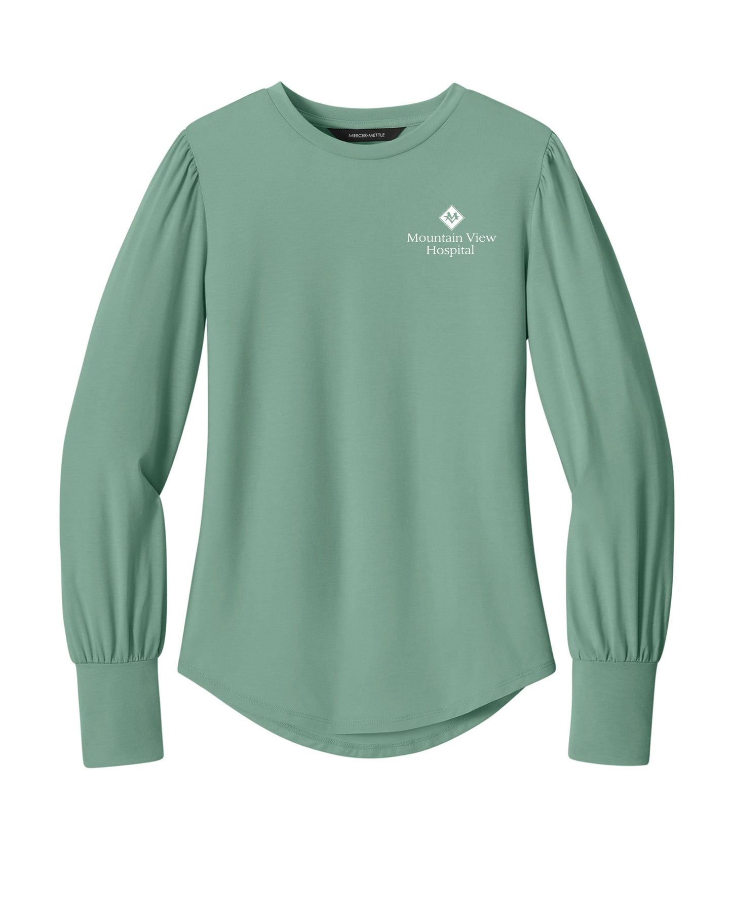 Mountain View Hospital - Mercer+Mettle® Women’s Stretch Jersey Long Sleeve Blouson Top