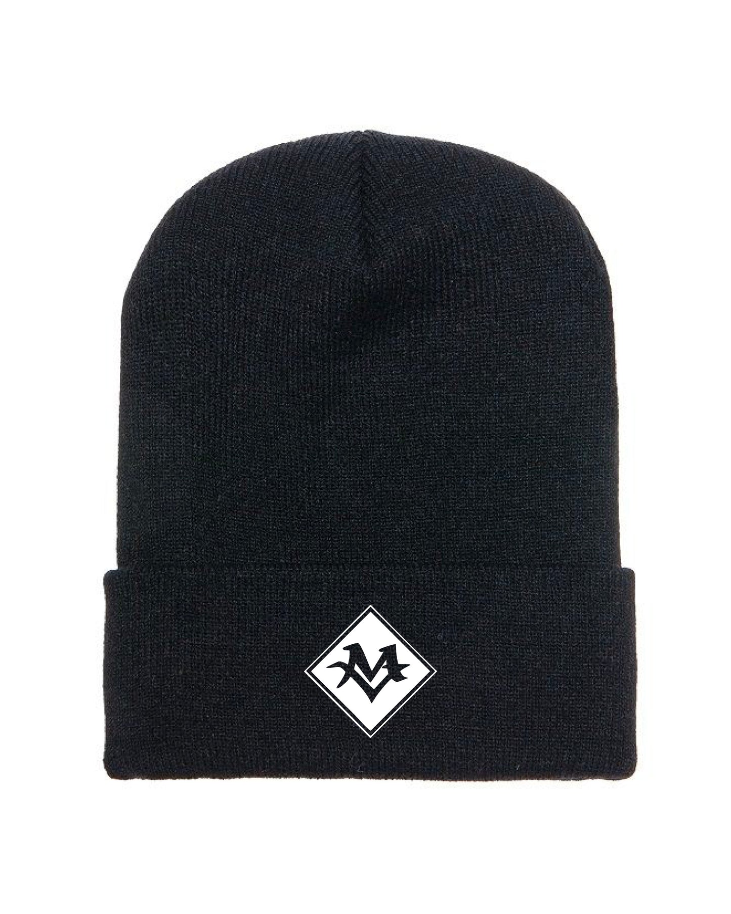 Embroidered Cuffed Knit Beanie - Mountain View Hospital