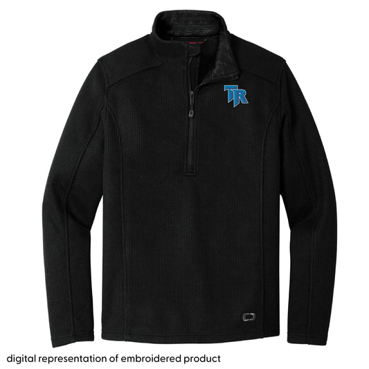 Thunder Ridge Football - Embroidered TR - Black OGIO® Quarter Zip