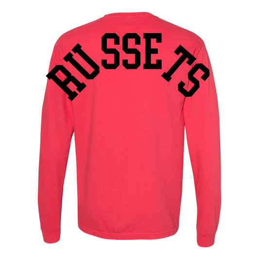 Shelley Russets - Arched Russets - Paprika LONG Sleeve Comfort Colors Tee