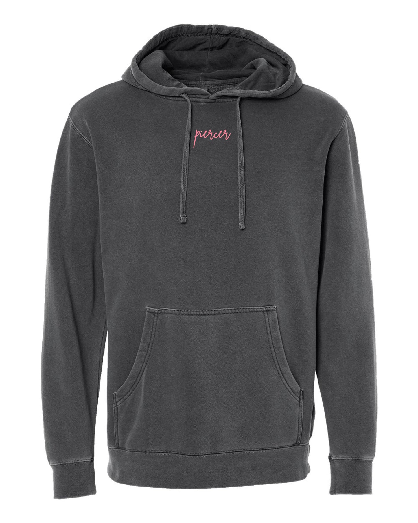Embroidered Drop Piercing - Piercer - Pigment Hoodie