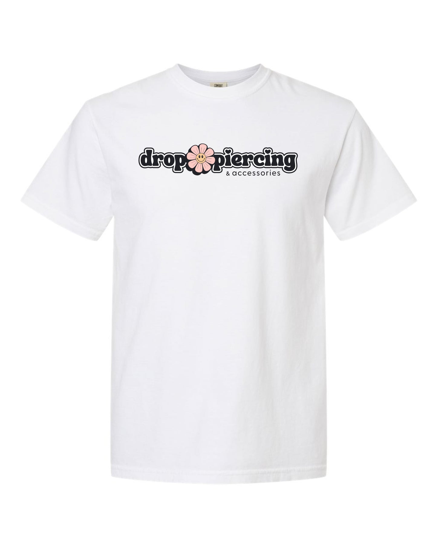 Drop Piercing - Piercing Is a Work of Heart - Comfort Colors Tee