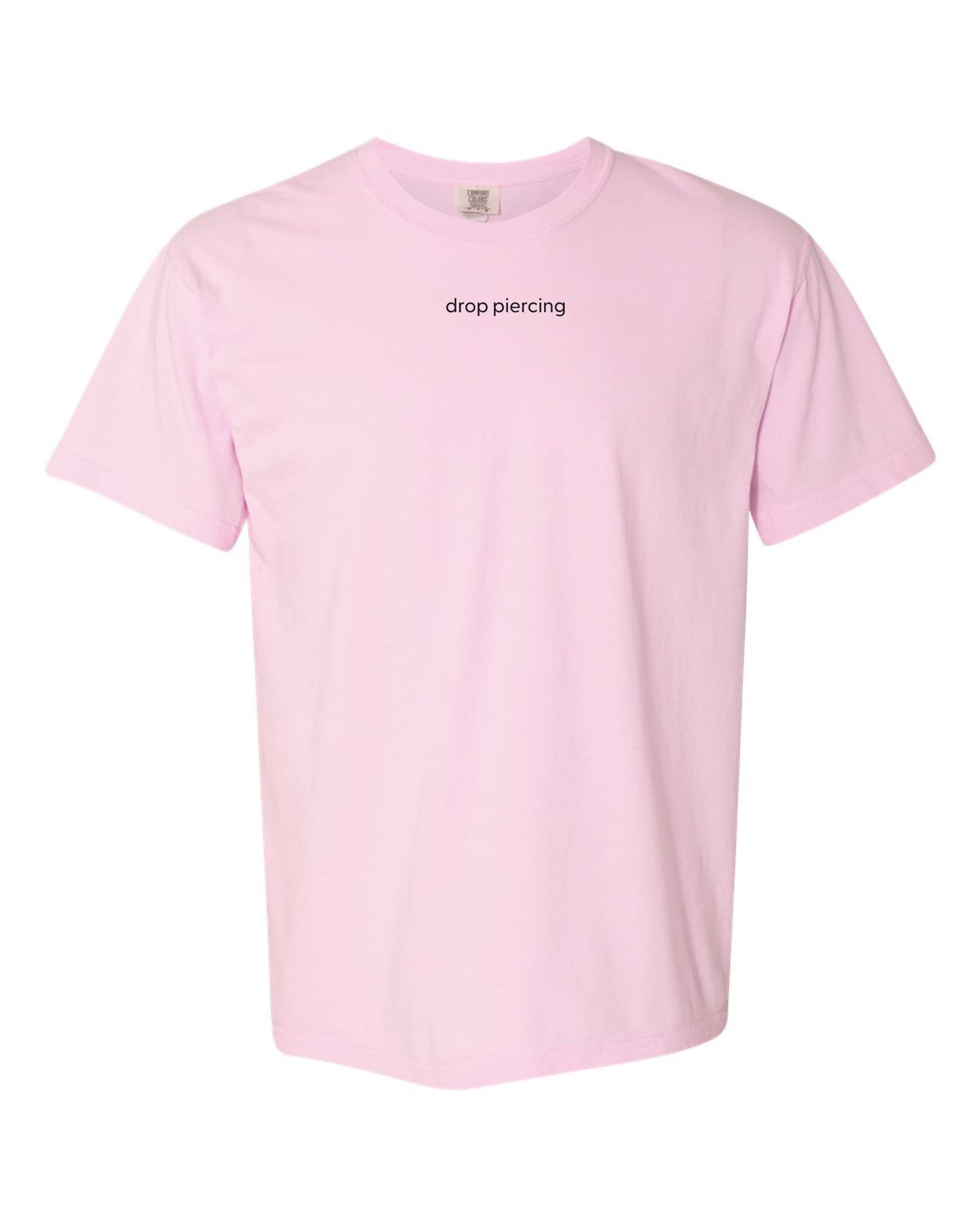 Embroidered Drop Piercing - Piercings For Every Girl - Comfort Colors Tee