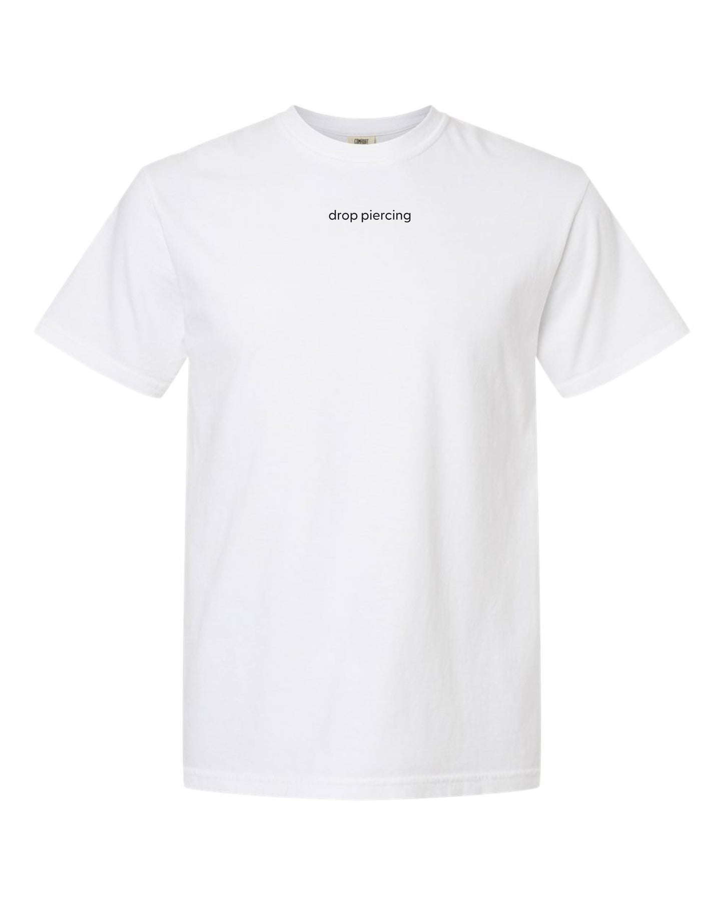 Embroidered Drop Piercing - Piercings For Every Girl - Comfort Colors Tee