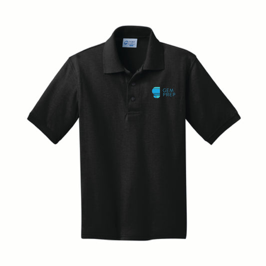 Gem Prep Dress Code - Embroidered Port & Co™ Core Blend Jersey Knit Polo - KP55