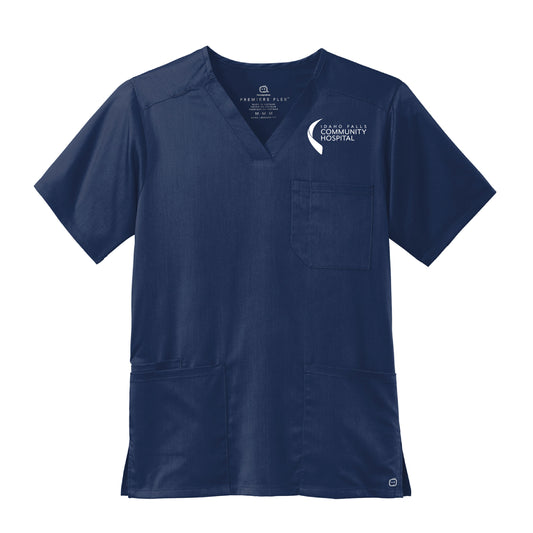 Idaho Falls Community Hospital - PREMIUM Scrubs Men's Premiere Flex V-neck Top