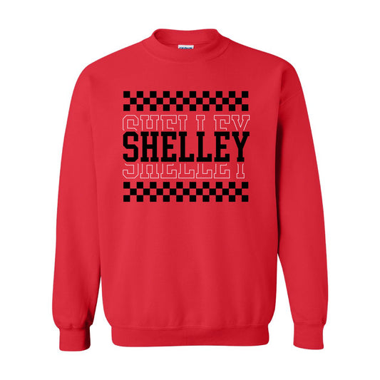 Shelley Russets - Checker Shelley - Red Basic Fleece
