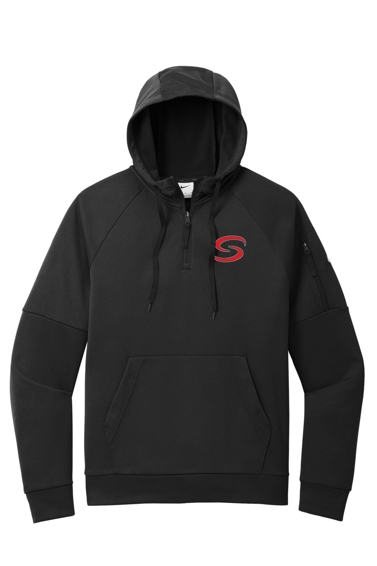 Shelley High School Baseball - NKFD9742 Nike Therma-FIT Pocket 1/4-Zip Fleece Hoodie
