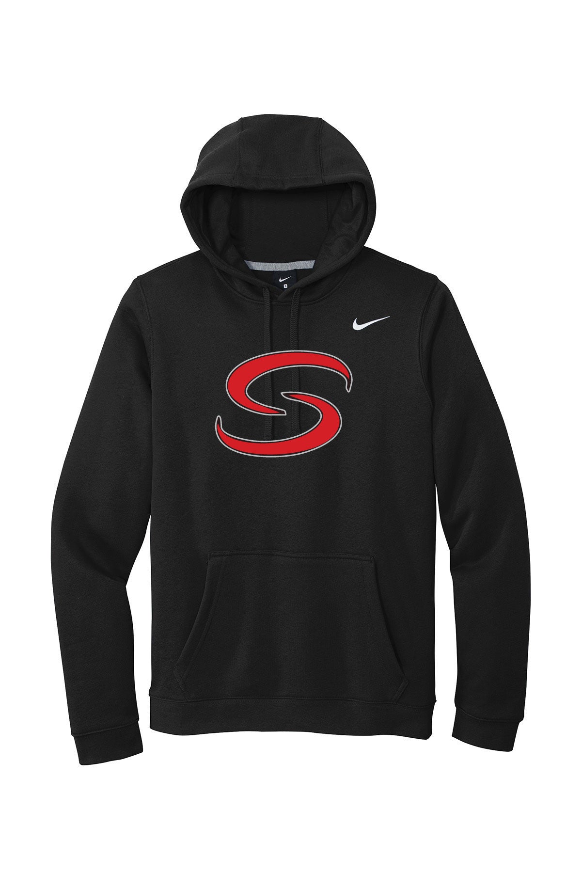 Shelley High School Baseball - CJ1611 Nike Club Fleece Pullover Hoodie