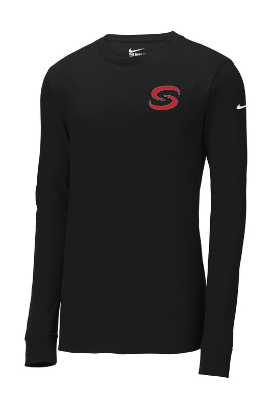 Shelley High School Baseball - NKBQ5230 Nike Dri-FIT Cotton/Poly Long Sleeve Tee