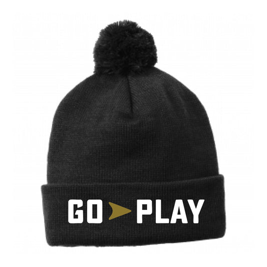 STC37 Solid Pom Pom Beanie