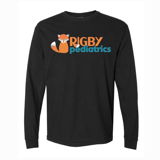 Rigby Pediatrics (full size) - LONG SLEEVE Comfort Colors Tee