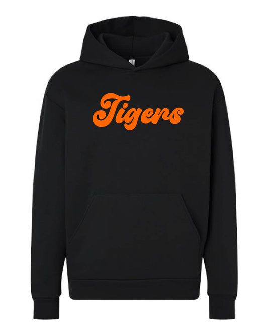 Idaho Falls Tigers x VAST - Independent Trading Co. Hoodie - Tigers (cursive) - Custom Number (Back) - IND330BLV
