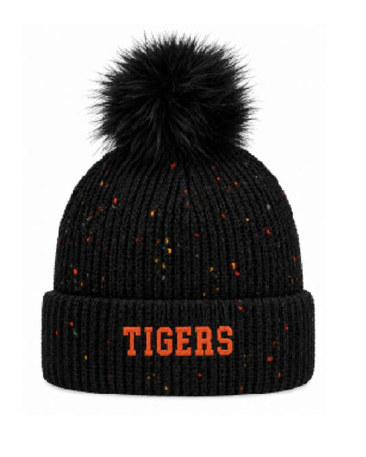 Idaho Falls Tigers x VAST Apparel - Embroidered Pom Beanie - TIGERS - 6014