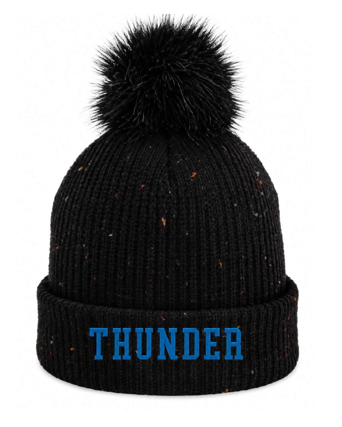 Thunder High School x VAST Apparel - THUNDER Embroidered Pom Beanie - 6014