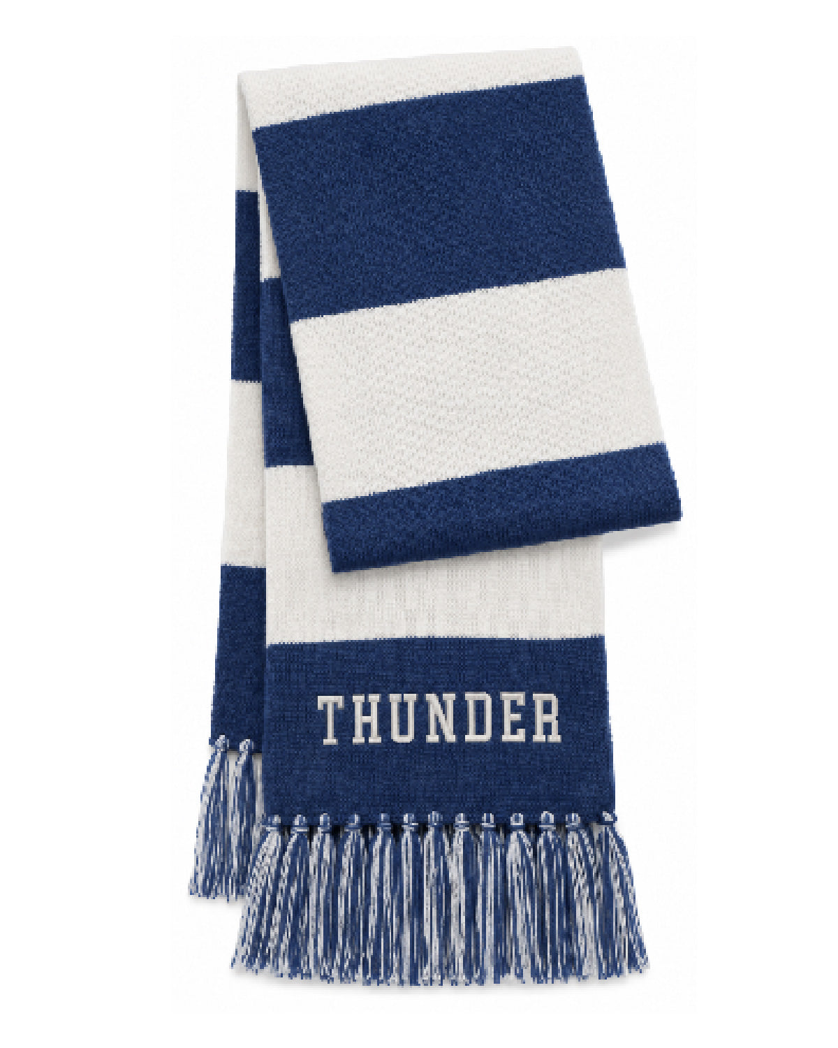 Thunder High School x VAST Apparel - Embroidered Scarf STA02 - True Royal - THUNDER