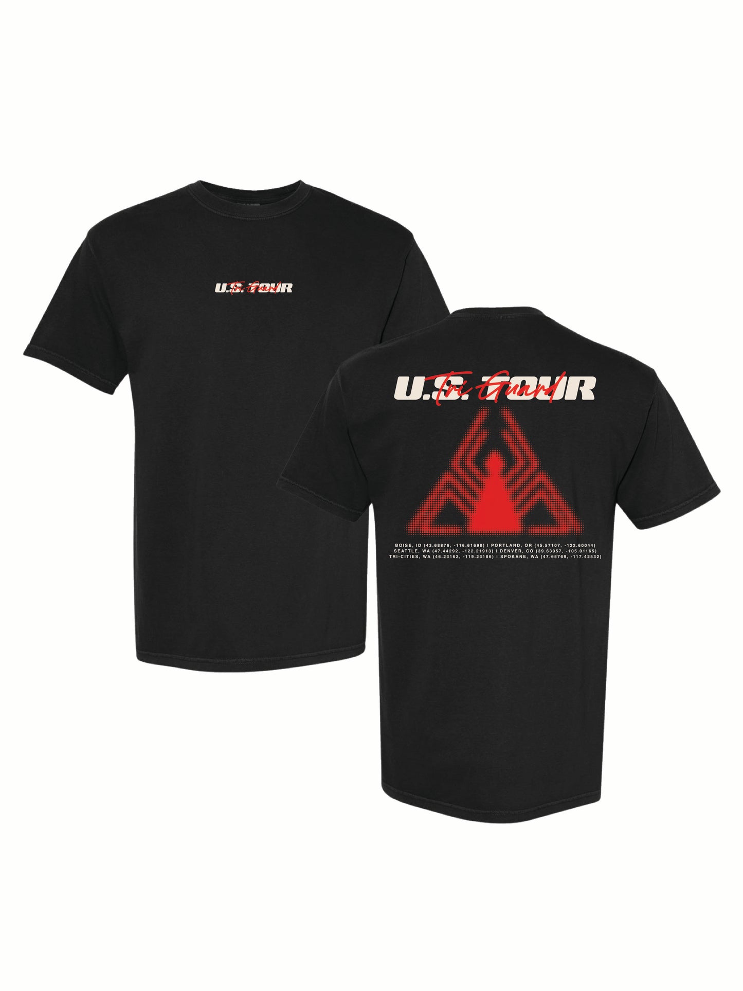 Tri Guard - Black - 1717 Comfort Colors Tee - World Tour