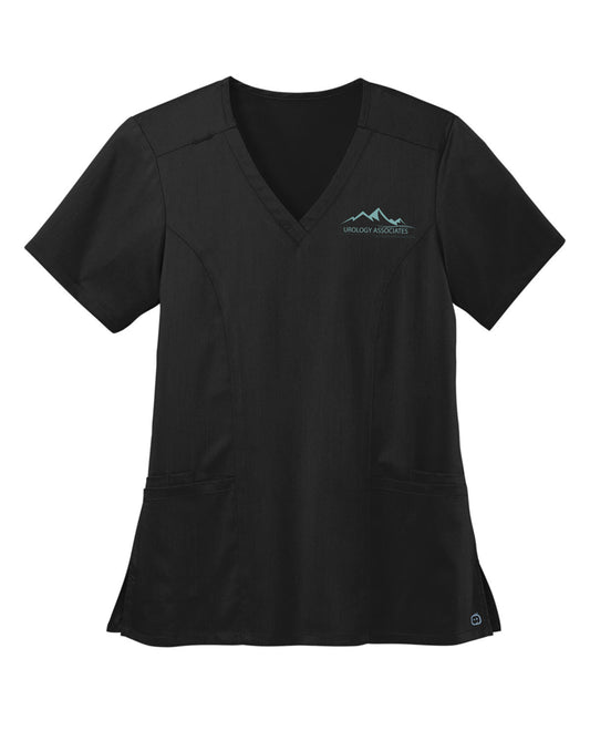 Urology Associates - PREMIUM Scrubs Women's Premiere Flex V-neck Top