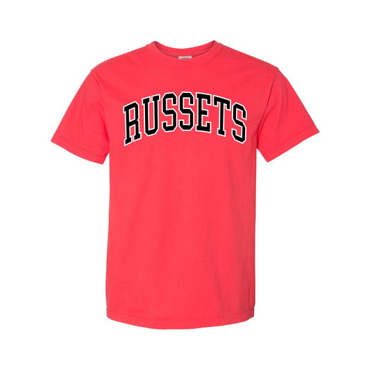 Shelley Russets - Varsity Russet - Paprika Comfort Colors Tee