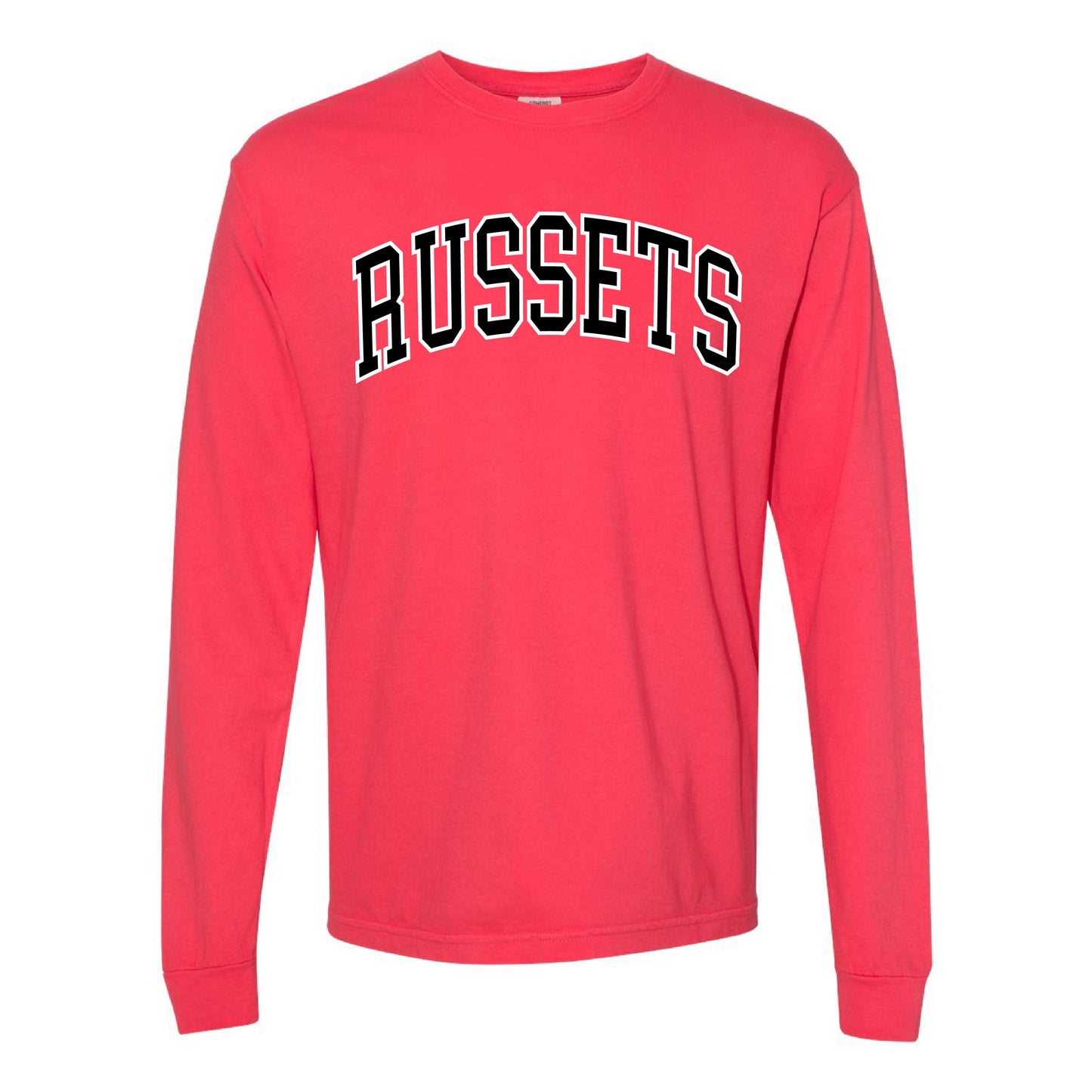 Shelley Russets - Varsity Russet - Paprika LONG Sleeve Comfort Colors Tee