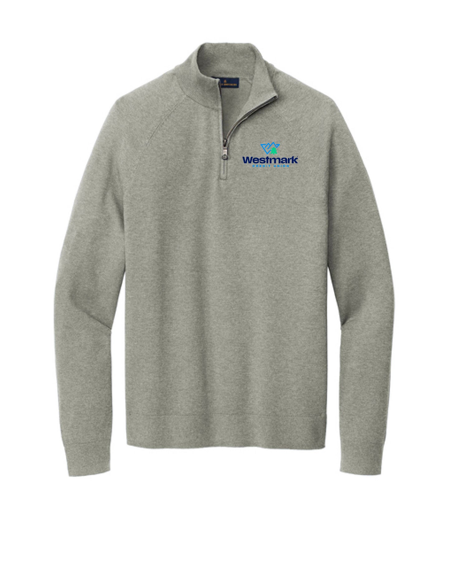 Westmark Credit Union - Embroidered BB18402 Brooks Brothers® Cotton Stretch 1/4-Zip Sweater