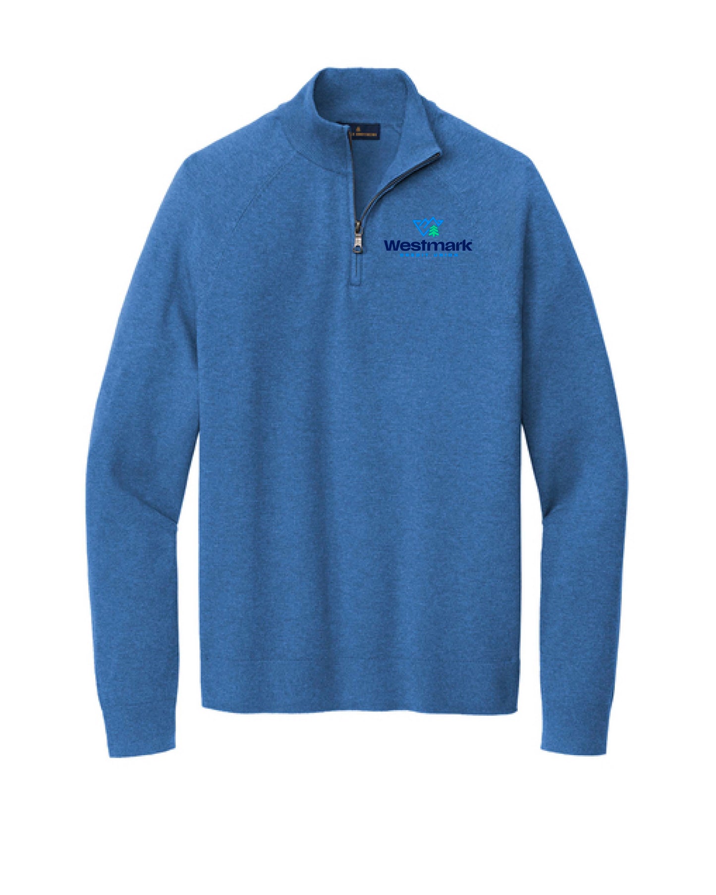 Westmark Credit Union - Embroidered BB18402 Brooks Brothers® Cotton Stretch 1/4-Zip Sweater