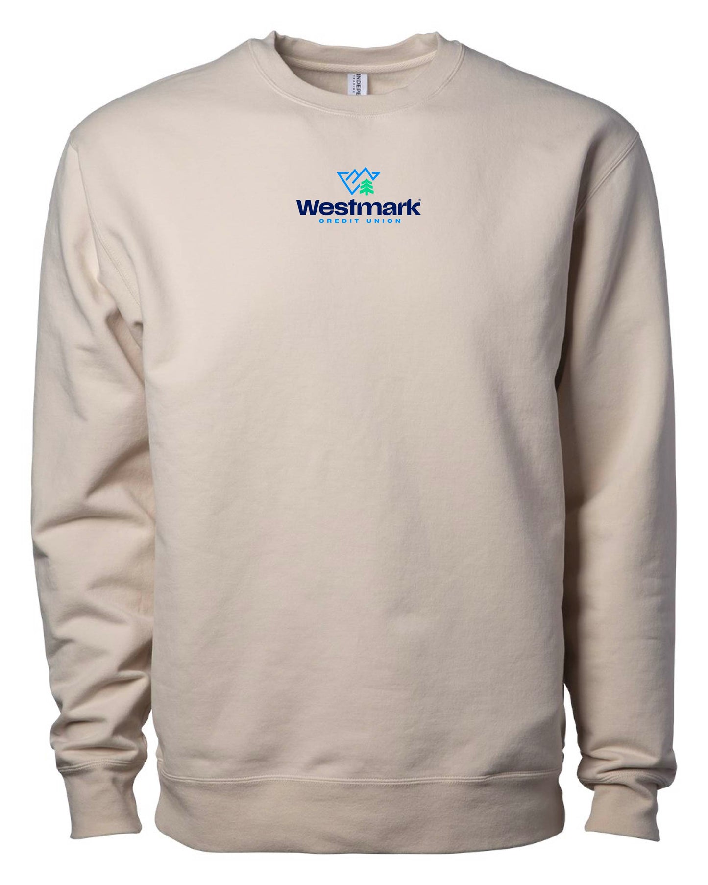 Westmark Credit Union - Embroidered Independent Trading Co. Lux Heavyweight Modal Crewneck Sweatshirt - INDLUXCREW