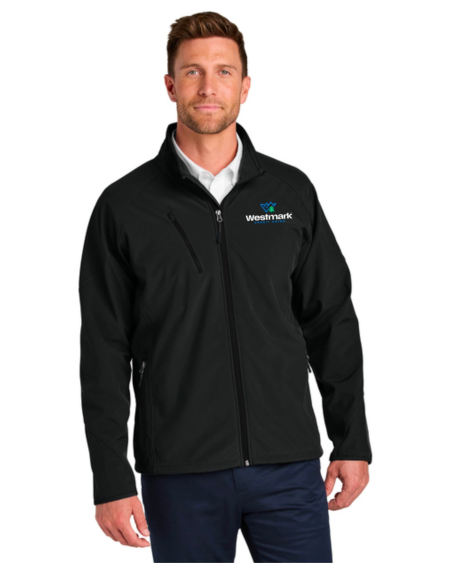 Westmark Credit Union - Embroidered J705 Port Authority® Textured Soft Shell Jacket