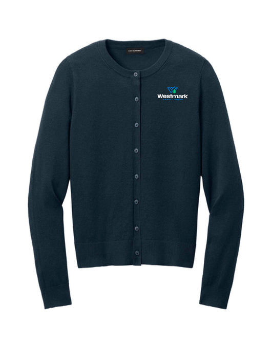 Westmark Credit Union - Embroidered LSW2870 Port Authority® Women’s Easy Care Crewneck Cardigan Sweater