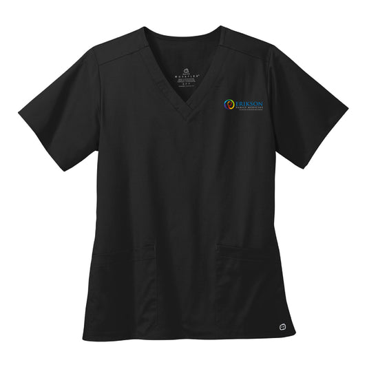 Brad Erikson Family Practice (pocket) - Standard Scrubs Women's WorkFlex V-neck Top