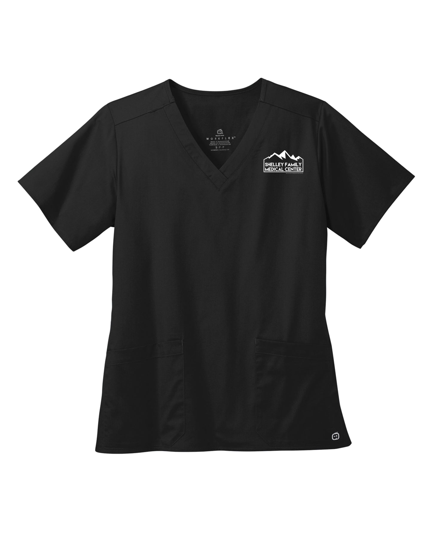 Shelley Family Medical Center (pocket) - Standard Scrubs Women's WorkFlex V-neck Top